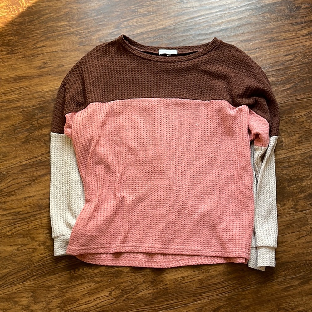 Womens waffle knit size m